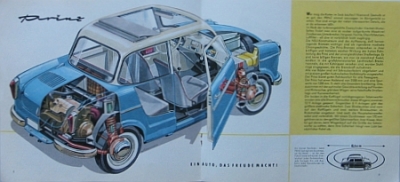 Preview: NSU Automobil Prospekt Typ Prinz 1959  Nsu-aop591