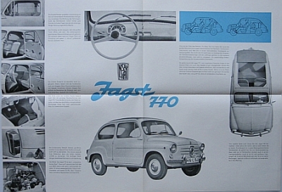 Preview: NSU Automobil Prospekt Typ Jagst 770 1962  nsu-aop621