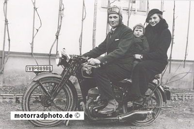 NSU Motorrad Foto Typ 201 ZDB 1939 nsu-f108