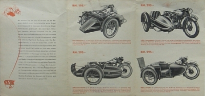 Preview: NSU Motorrad Prospekt Brochure Beiwagen 6 Seiten 1935 nsu-op35 Preview: NSU Motorrad Prospekt Brochure Beiwagen 6 Seiten 1935 nsu-op35