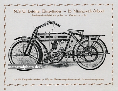 Preview: NSU Motorrad Katalog 60 Seiten  1914 nsu-p14-2