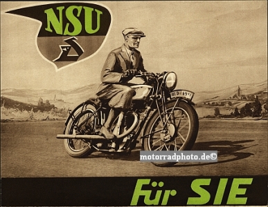 NSU Motorcycle Brochure 6 Pages 1936 nsu-p36-4