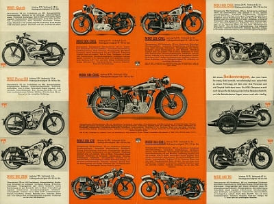 Preview: NSU Motorcycle Brochure 12 Pages 1937 nsu-p37