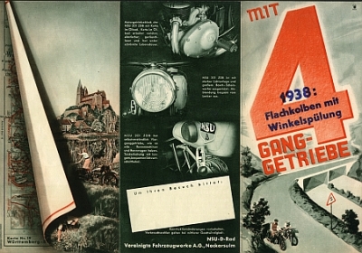 Preview: NSU Motorcycle Brochure 6 Pages 1938 nsu-p38-4