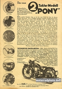 Preview: NSU Motorcycle Brochure Leaflet 2 Pages 1938 nsu-p38-6
