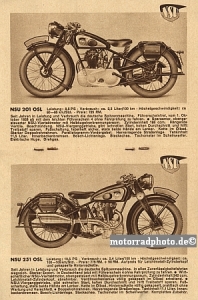 Preview: NSU Motorcycle Brochure 16 Pages 1939 nsu-p39-1