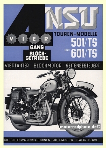 NSU motorcycle poster 1936   nsu-po27