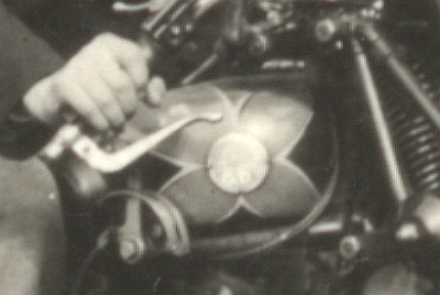 Preview: Ostner Dresden Motorrad Foto SS 50 MAG-Motor um  1930  od-f06