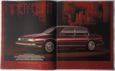 Oldsmobile Program Prestige Prospekt 1987  oldsm-op87