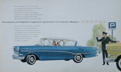 Opel Automobil Brochure Rekord 1957  op-op571