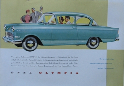 Preview: Opel Automobil Prospekt Olypmia 1957  op-op572 Preview: Opel Automobil Prospekt Olypmia 1957  op-op572