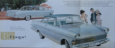 Preview: Opel Automobil Prospekt Rekord Coupe 1961   op-op611 Preview: Opel Automobil Prospekt Rekord Coupe 1961   op-op611
