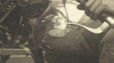 Preview: Opel Motorrad Foto unbekannter Typ um 1930  op-f21
