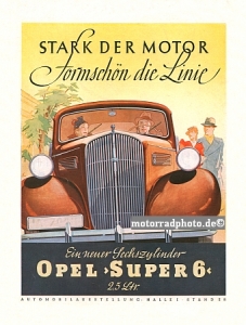 Opel Automobil Poster Layout 1937 op-po02