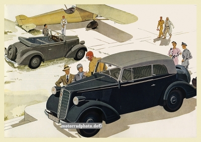 Opel Automobil Poster Layout 1936 op-po04