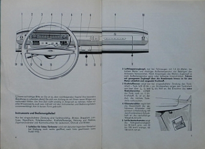 Preview: Opel Opel Automobil Betriebsanleitung Typ Rekord A 10.1965 op-bal65