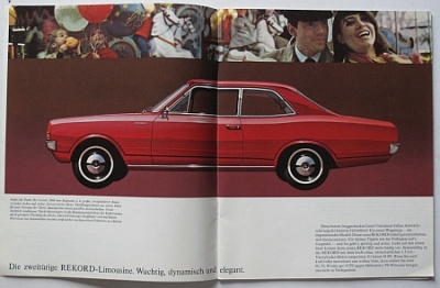 Opel Rekord Prospekt 30 Seiten  8. 1966   op-opre66