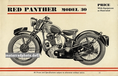 Preview: Panther Motorrad Prospekt  16 Seiten 1938 pa-gb-p38