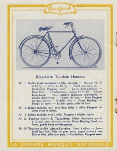 Preview: Peugeot Motorrad + Fahrrad Prospekt 16 Seiten 1926 peu-p264