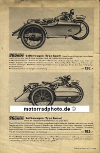 Preview: Phönix RMW Motorrad Prospekt 8 Seiten 1938   phx-p38