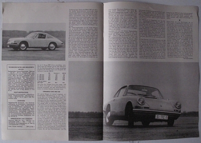 Preview: Porsche 901 Fahrbericht Auto Motor Sport 8/1964   por-Fb64