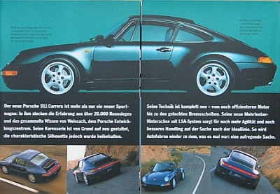 Preview: Porsche Brochure Typ 911 3.1993 por-p931