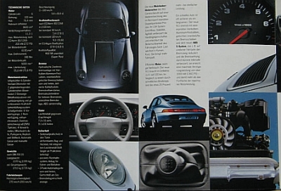 Preview: Porsche Brochure Typ 911 3.1993 por-p931