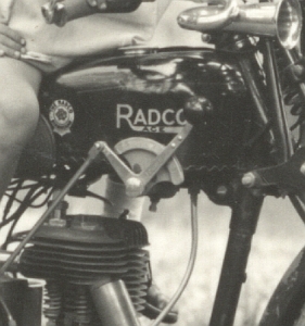 Preview: Radco Motorrad Foto  350ccm um 1928  radc-f01