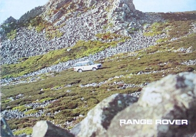 Range Rover Offroad Brochure 16 Pages 1975 raro-op75