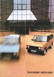 Range Rover Geländewagen Prospekt 12 Pages 5.1983 raro-op83