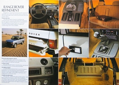 Preview: Range Rover Offroad Brochure 12 Pages 5.1983 raro-op83