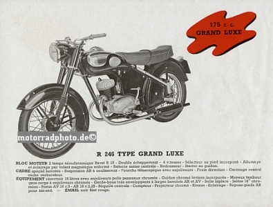 Preview: Ravat Motorrad Prospekt  6 Seiten 1953 rav-p53