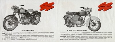 Preview: Ravat Motorrad Prospekt  6 Seiten 1953 rav-p53