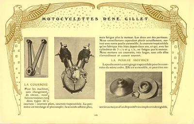 Preview: Rene Gillet Motorrad Katalog 32 Seiten 1905 regi-p05