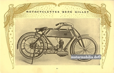Preview: Rene Gillet Motorrad Katalog 32 Seiten 1905 regi-p05
