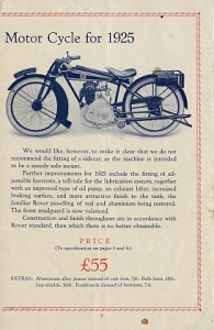 Preview: Rover Motorrad Prospekt 8 Seiten 1925   rov-p25