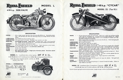 Preview: Royal Enfield Motorrad Prospekt 20 Seiten 1933 royen-p33