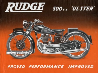 Rudge Motorrad Prospekt  20 Seiten 1937 rud-p37