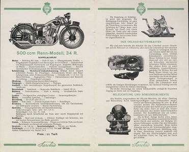Preview: Sarolea Motorrad Prospekt  12 Seiten 1934 sar-p34