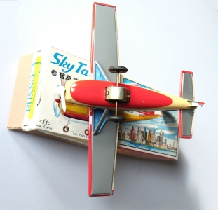 Preview: Sky Taxi  Blechflugzeug T.T. Japan  OVP  ca. 1960  509100