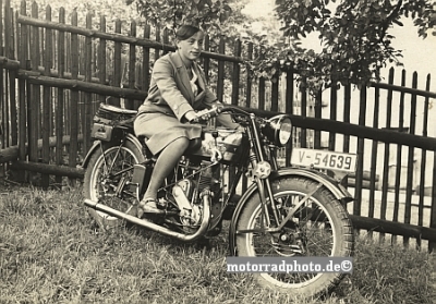 Standard Motorrad Foto Typ CT 350 ioe um 1930 st-f39