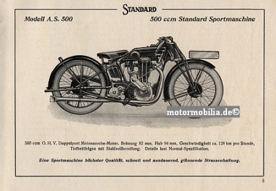 Preview: Standard Motorrad Prospekt 24 Sides 1928   st-p28