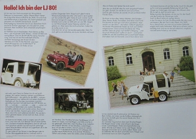Preview: Suzuki LJ 80 Brochure 8 Pages 1979  suz-lj-op79