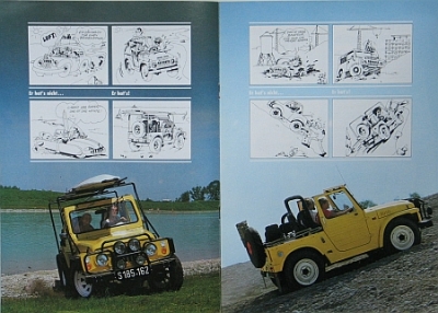 Suzuki LJ 80 Prospekt 8 Seiten 1981 suz-lj-op81