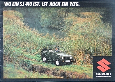 Suzuki SJ 410 Prospekt  12 Seiten 1982 suz-sj-op822