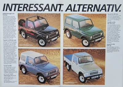 Preview: Suzuki SJ 410 Prospekt  12 Seiten 1984 suz-sj-op842 Preview: Suzuki SJ 410 Prospekt  12 Seiten 1984 suz-sj-op842