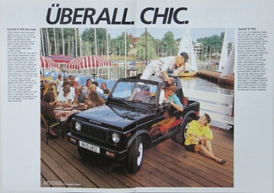 Suzuki SJ 410 Brochure 12 Pages 1984 suz-sj-op842