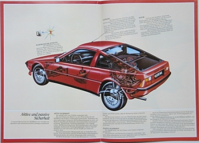 Matra Murena Talbot Automobil Brochure Typ 2,2 L 1983   tal-op831