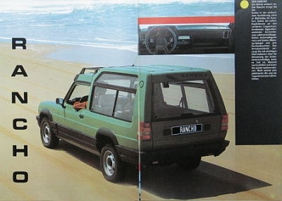 Preview: Talbot Matra Rancho Geländewagen Prospekt 16 Pages 1981 tal-op812 Preview: Talbot Matra Rancho Geländewagen Prospekt 16 Pages 1981 tal-op812