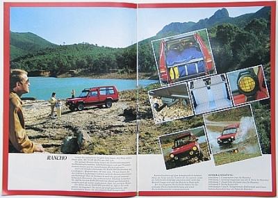 Preview: Talbot Matra Rancho Geländewagen Prospekt 16 Seiten 1983 tal-r-op83 Preview: Talbot Matra Rancho Geländewagen Prospekt 16 Seiten 1983 tal-r-op83